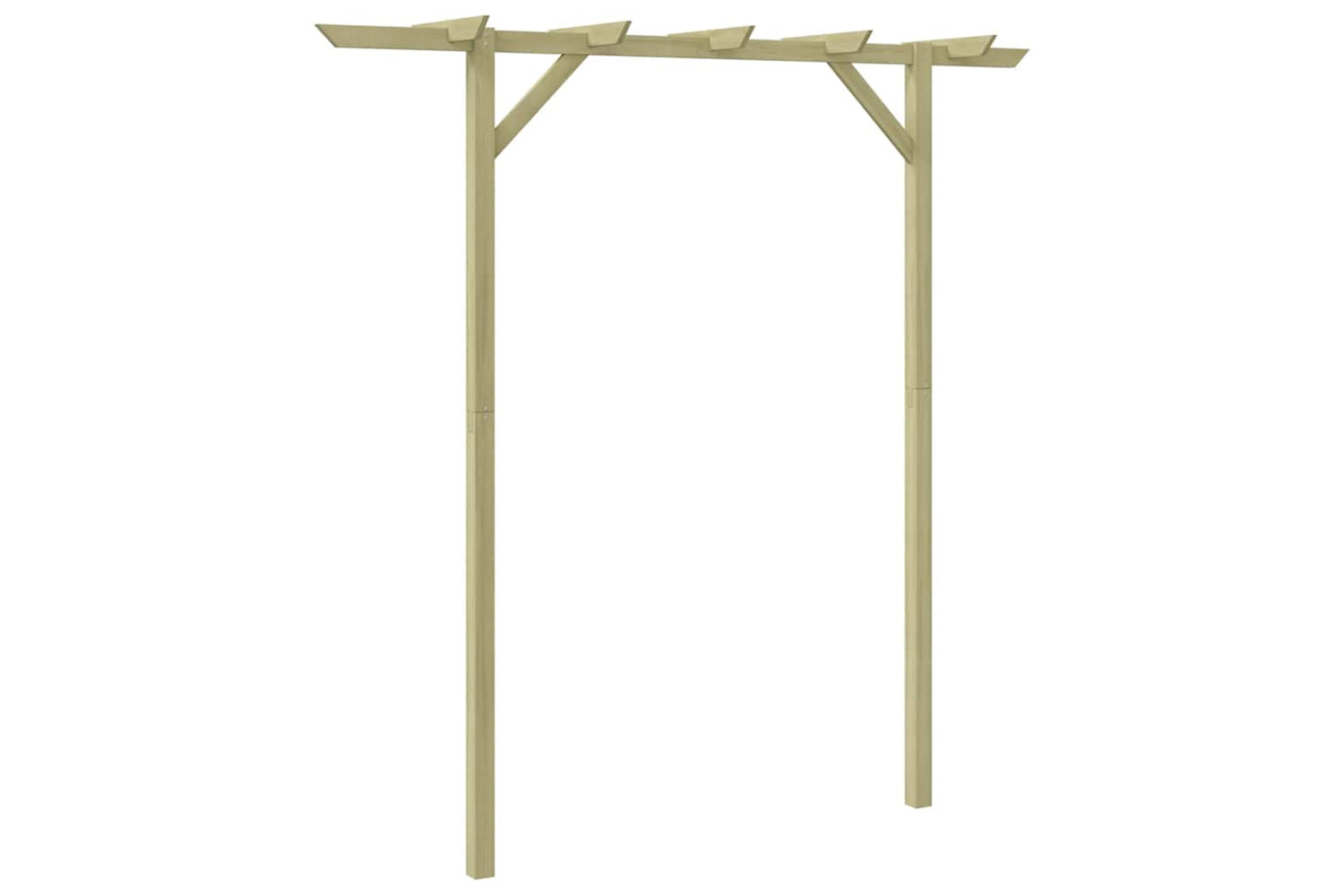 Vidaxl Garden Pergola 205x40x203 Cm Wood-6