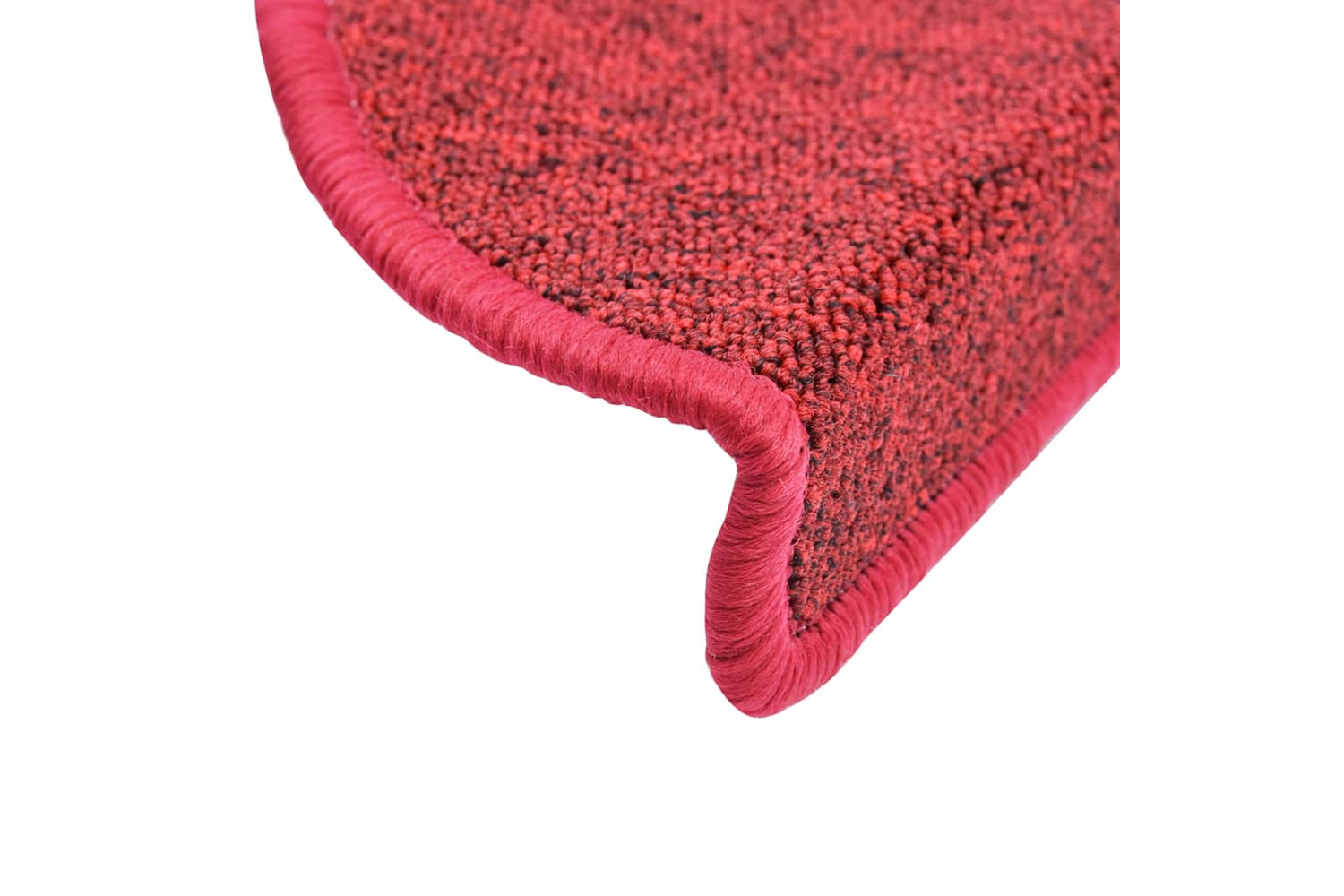 vidaXL 133881 Carpet Stair Treads 15 Pcs Bordeaux Red 56x17x3cm-6