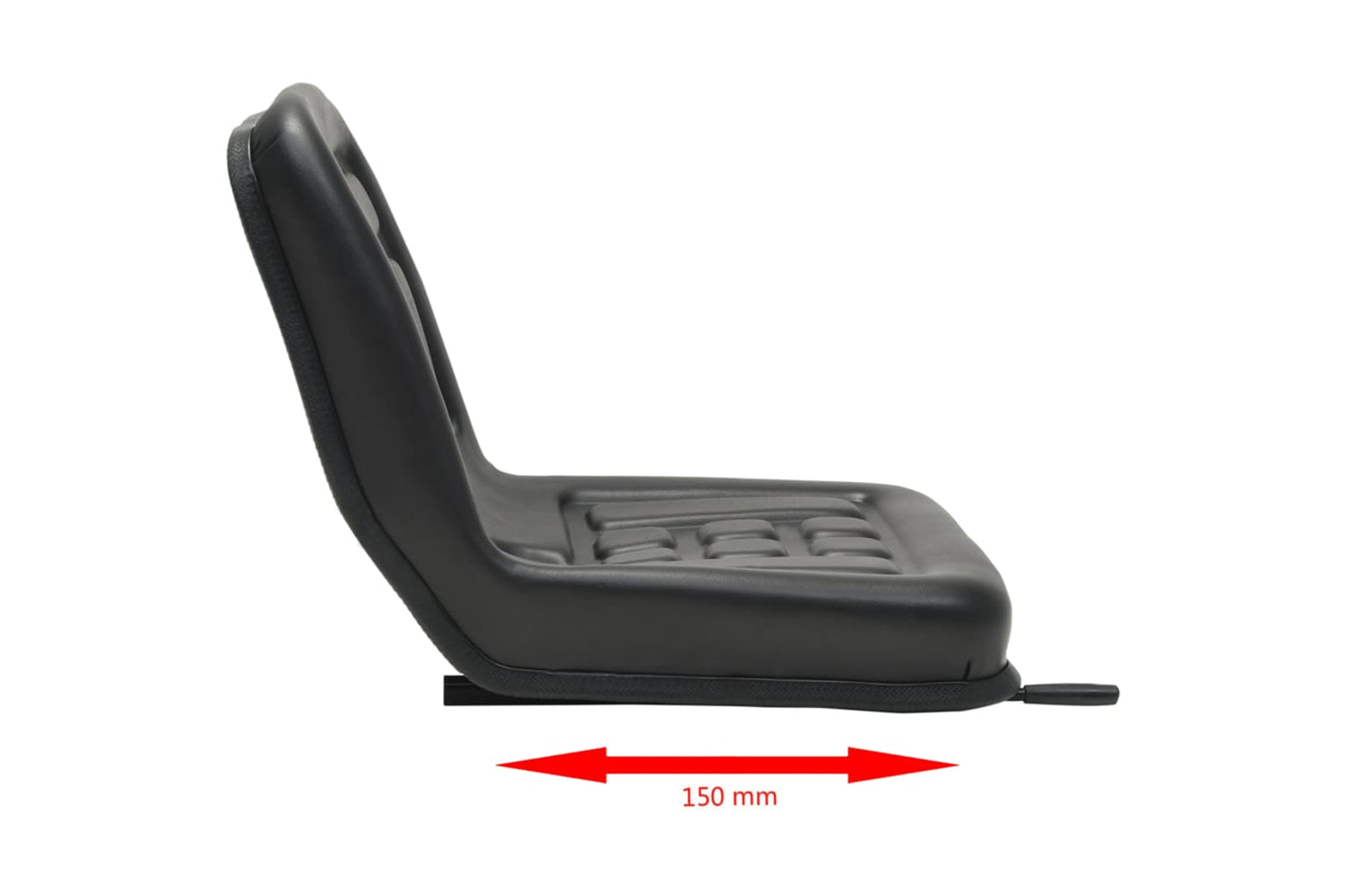 Vidaxl 142317 Universal Tractor Seat Black-8
