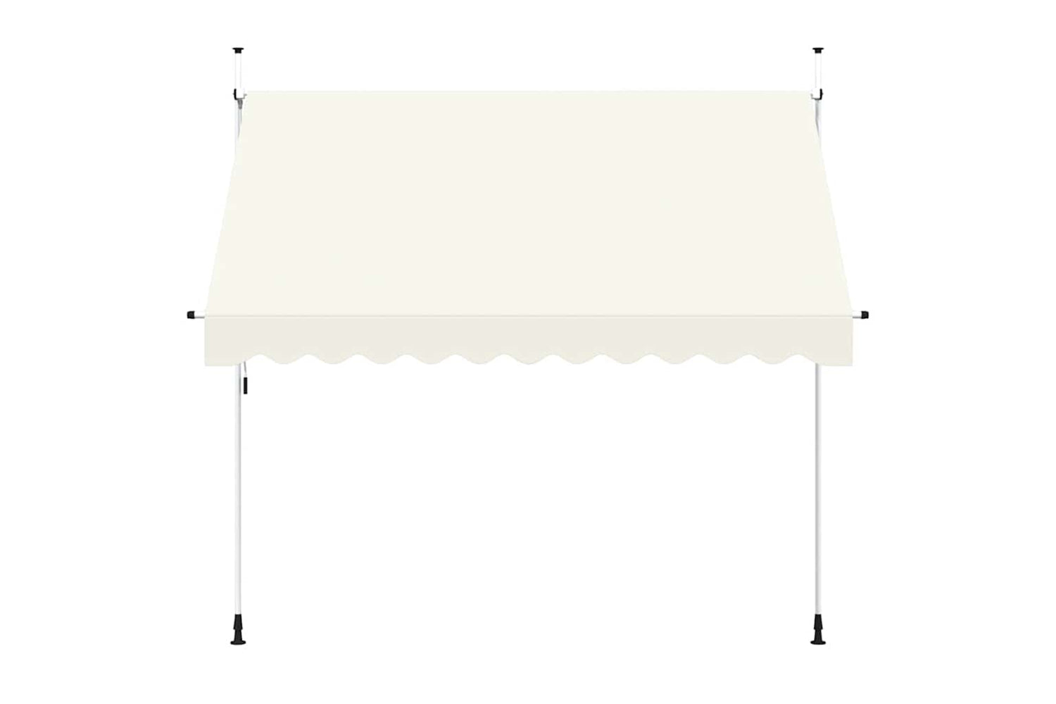vidaXL 143696 Manual Retractable Awning 300cm Cream-2