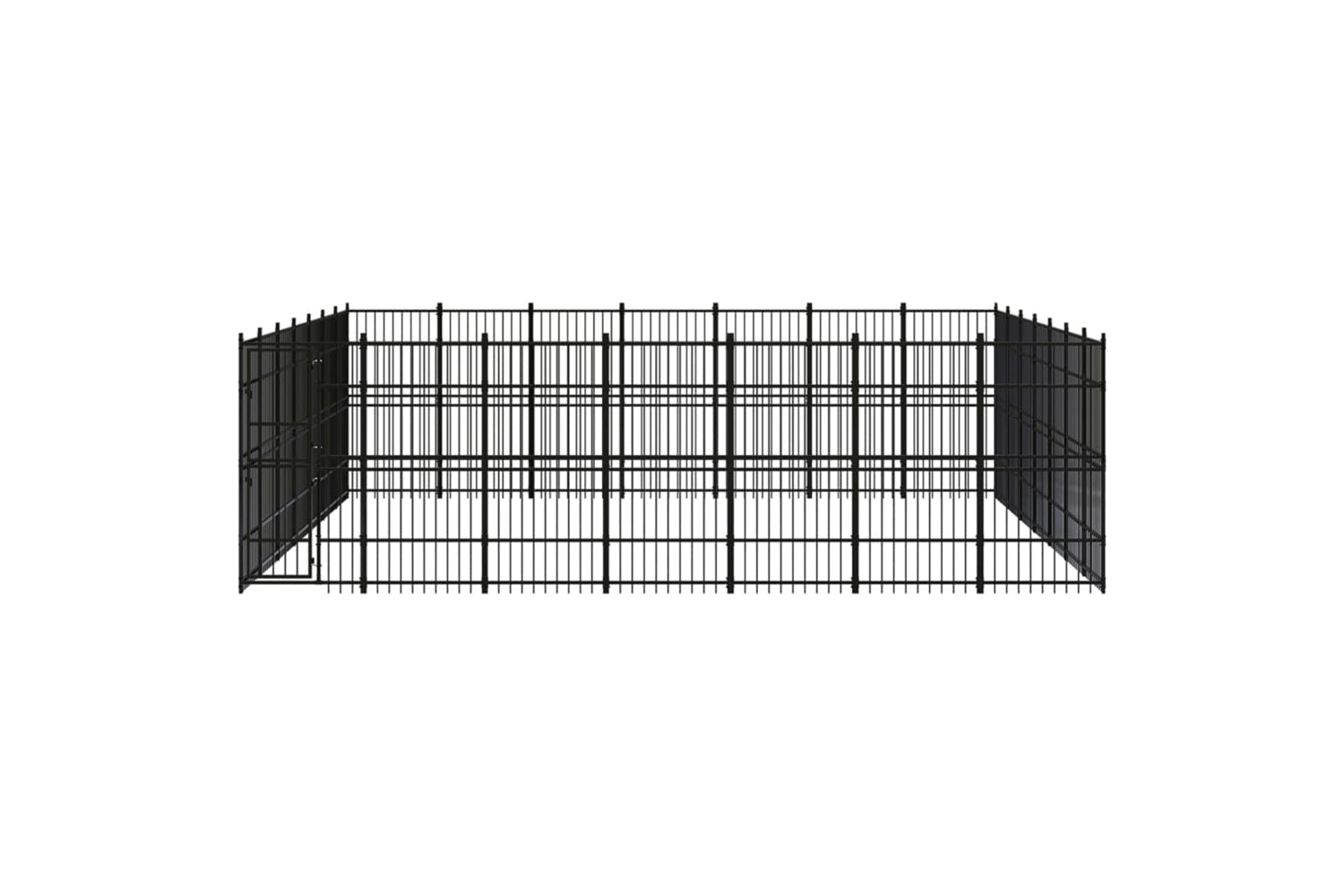 Vidaxl 3098000 Outdoor Dog Kennel Steel 45.16 M2-2
