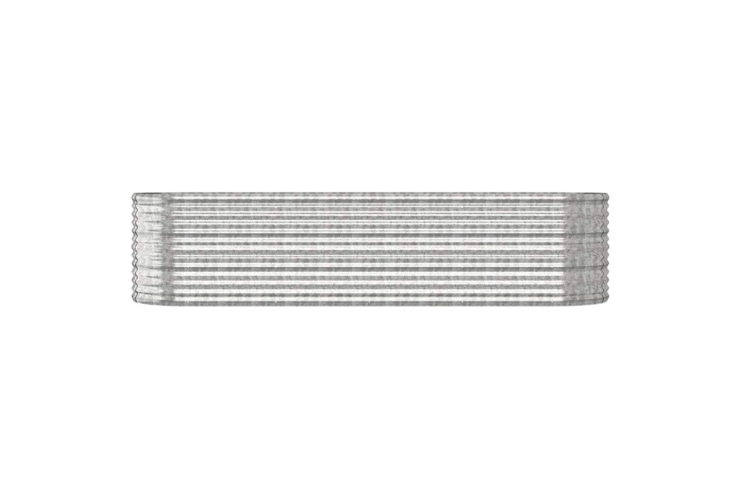 vidaXL 318962 Garden Raised Bed Powder-coated Steel 296x80x68cm Silver-2