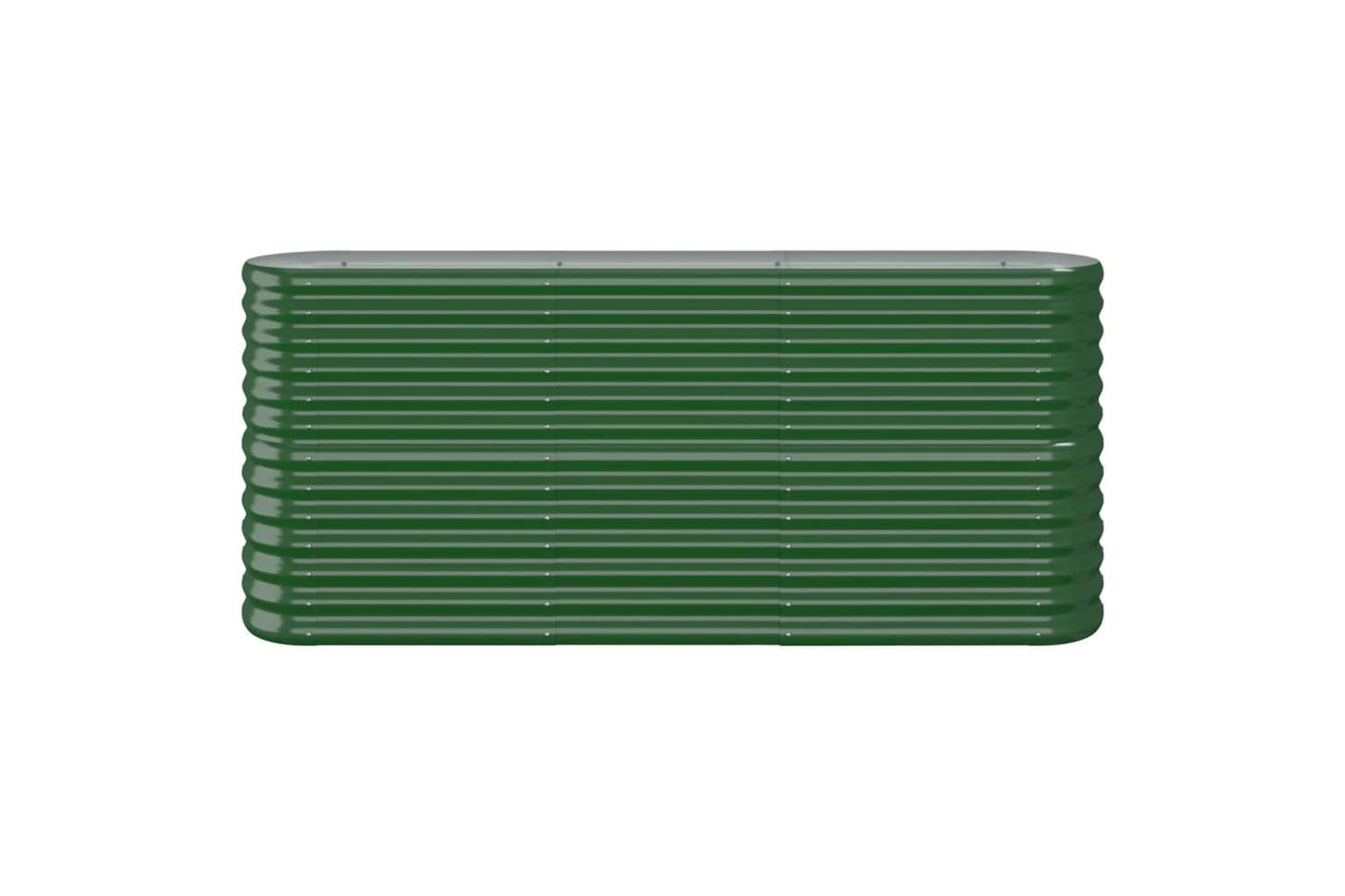 vidaXL 318893 Garden Raised Bed Powder-coated Steel 152x40x68cm Green-2