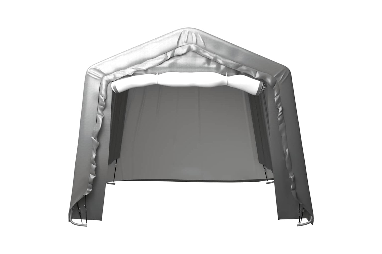 vidaXL 3079587 Storage Tent 300x300cm Steel Grey-2