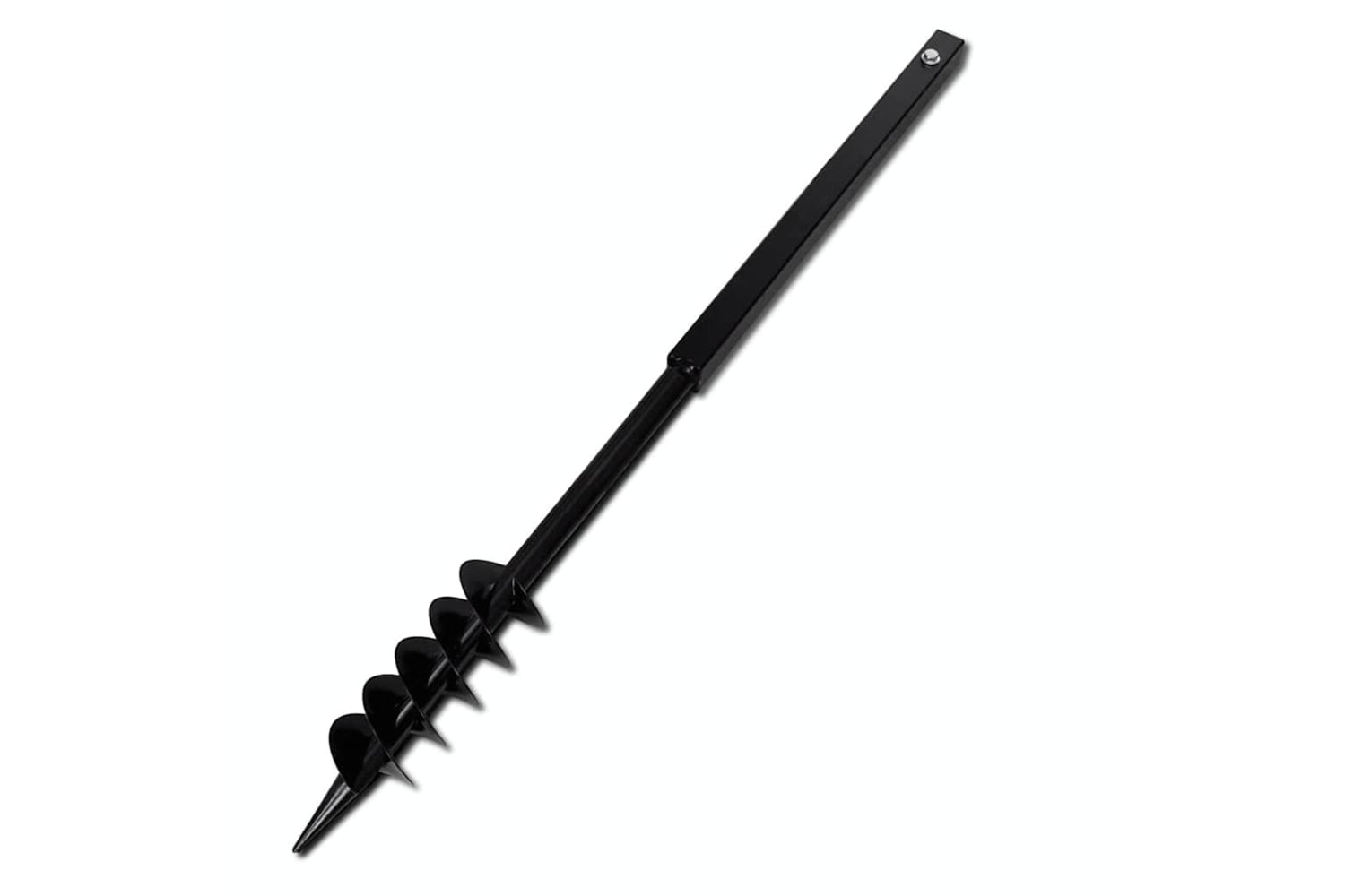 vidaXL 270539 Ground Drill With Handle 80mm With Extension Tube 5 M Steel-6