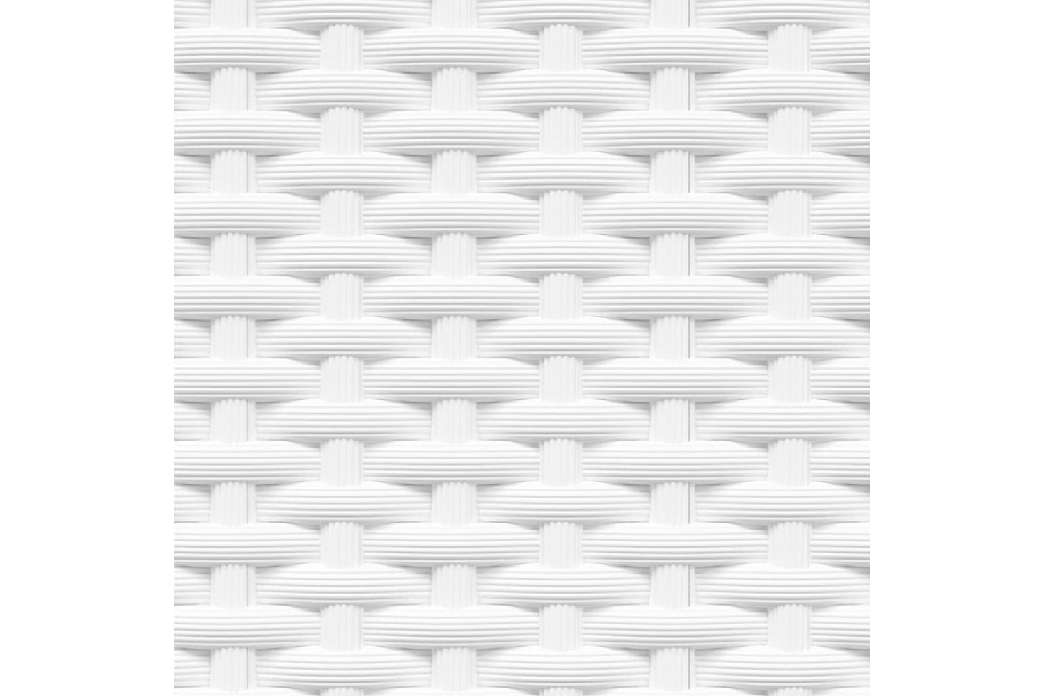 vidaXL 364183 Planters 2 Pcs White 30x30x37cm Polypropylene-6