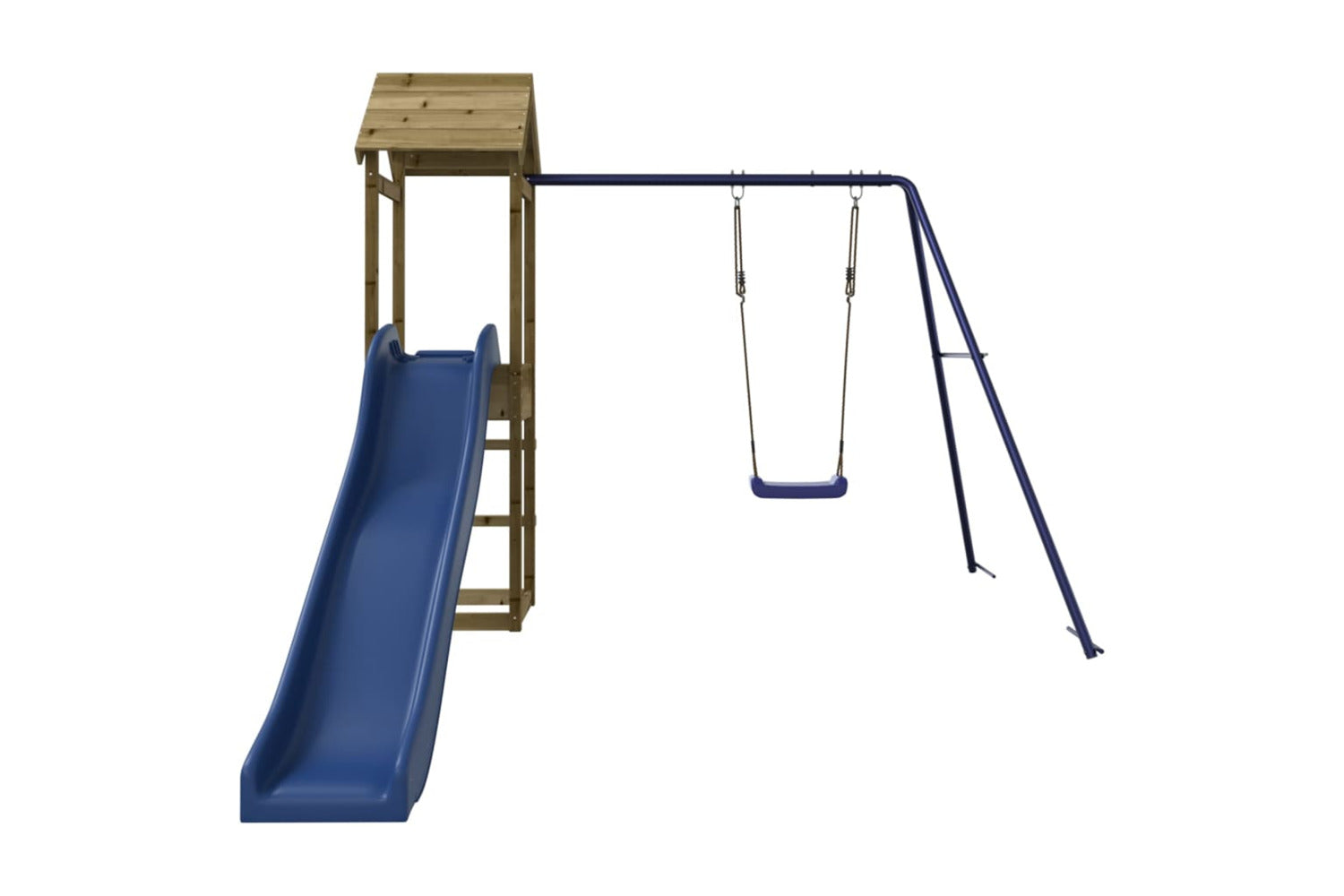 Vidaxl 3155857 Playhouse With Slide Swing Impregnated Wood Pine-4