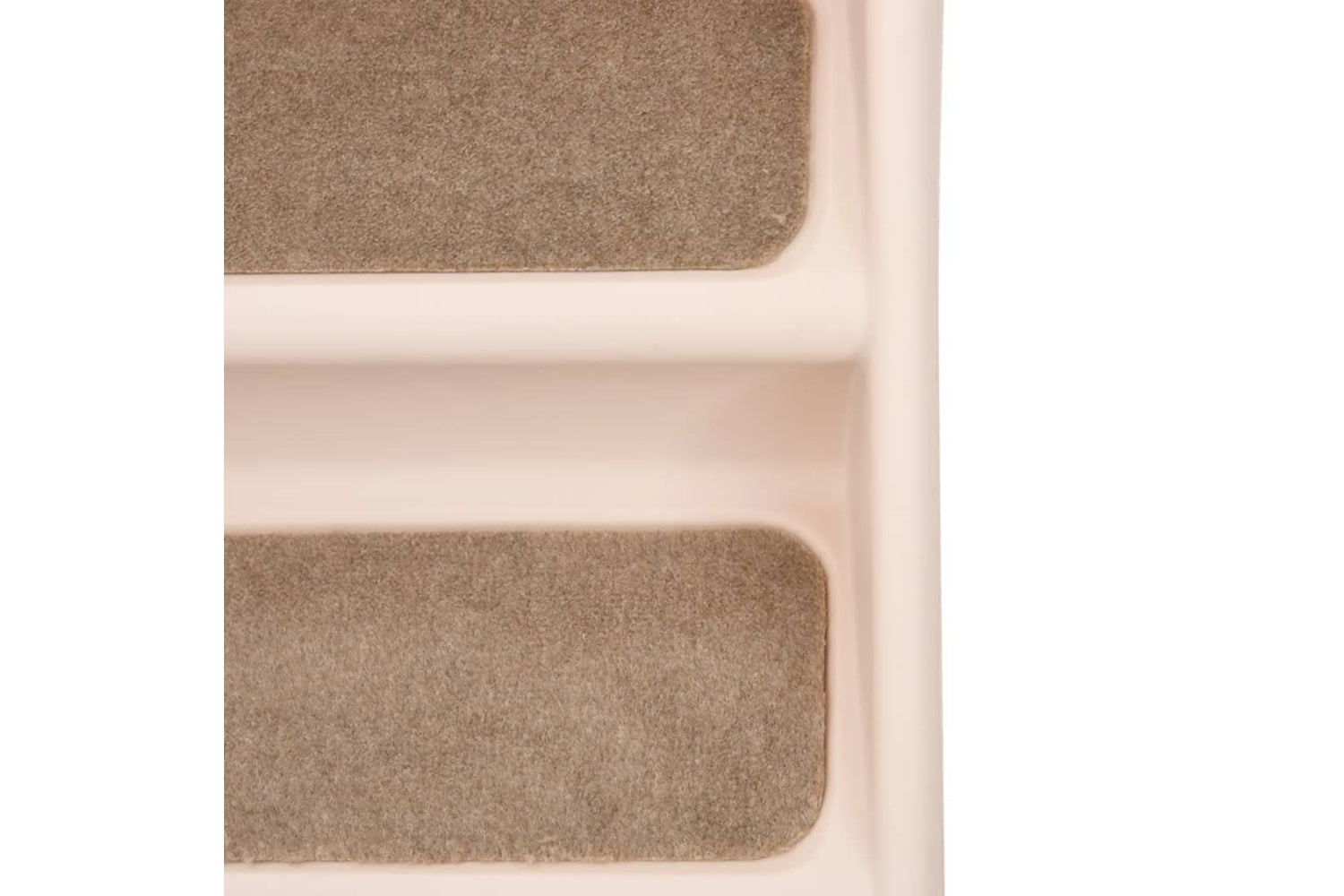 vidaXL 170984 Folding Dog Stairs Cream 62x40x49.5cm-6