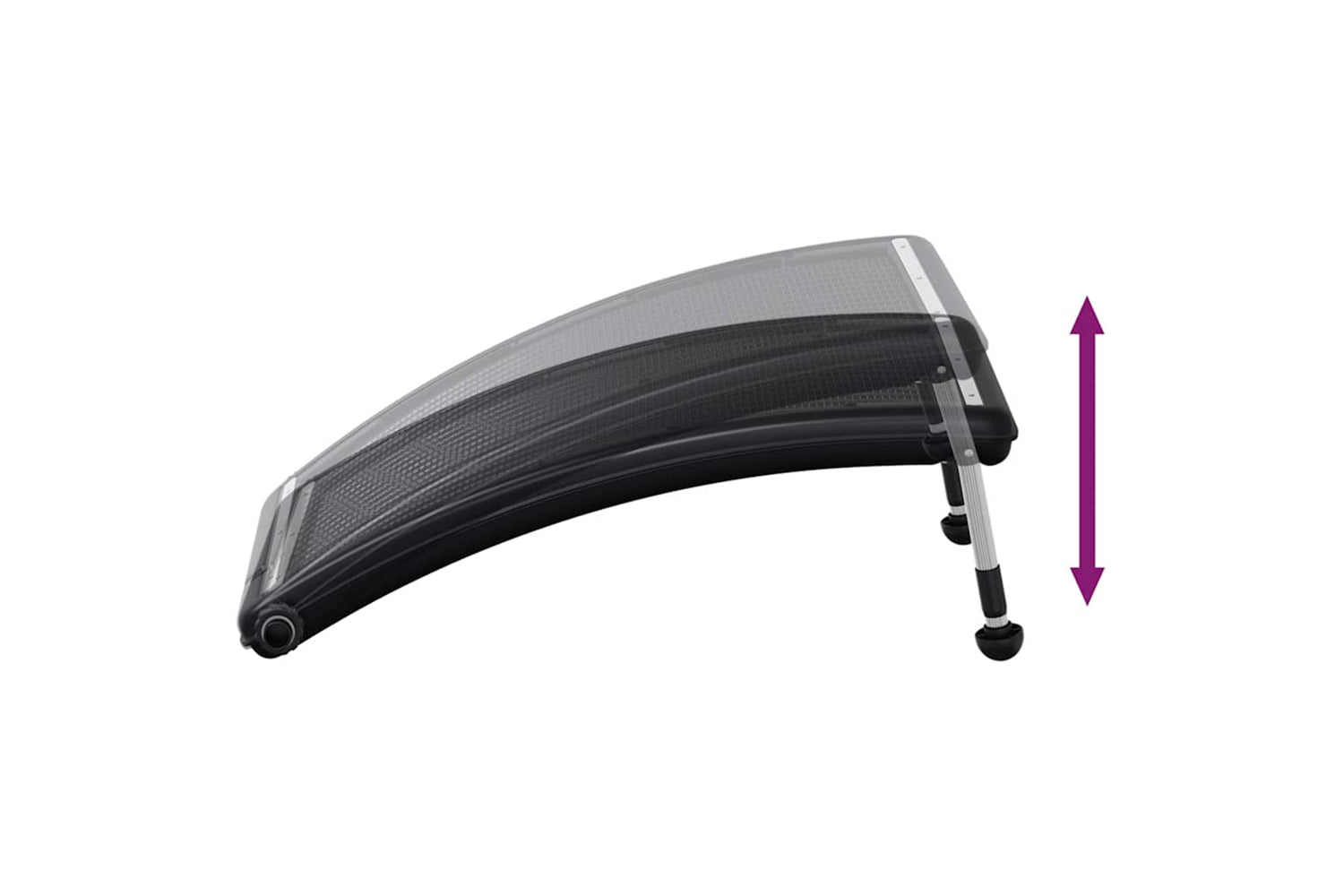 vidaXL 3059850 Curved Pool Solar Heating Panels 2 Pcs 110x65cm-7
