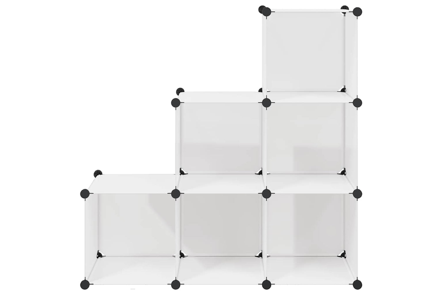 Vidaxl 244922 Storage Cube Organiser With 6 Compartments White-2