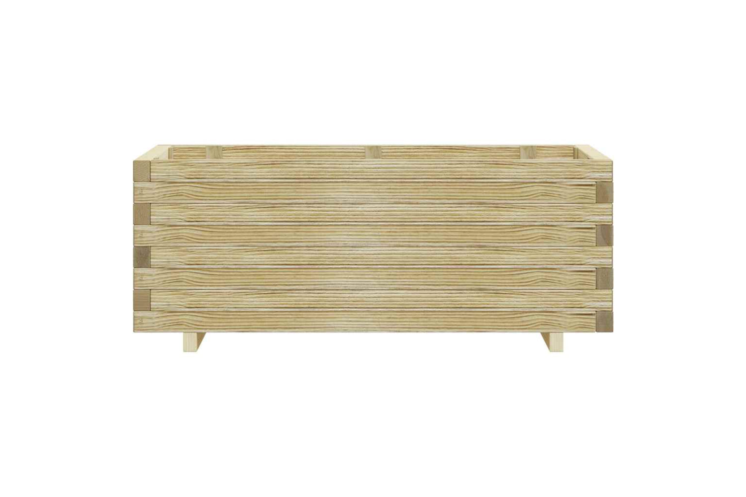 vidaXL Raised Bed 100x50x40cm Wood Rectangular-5