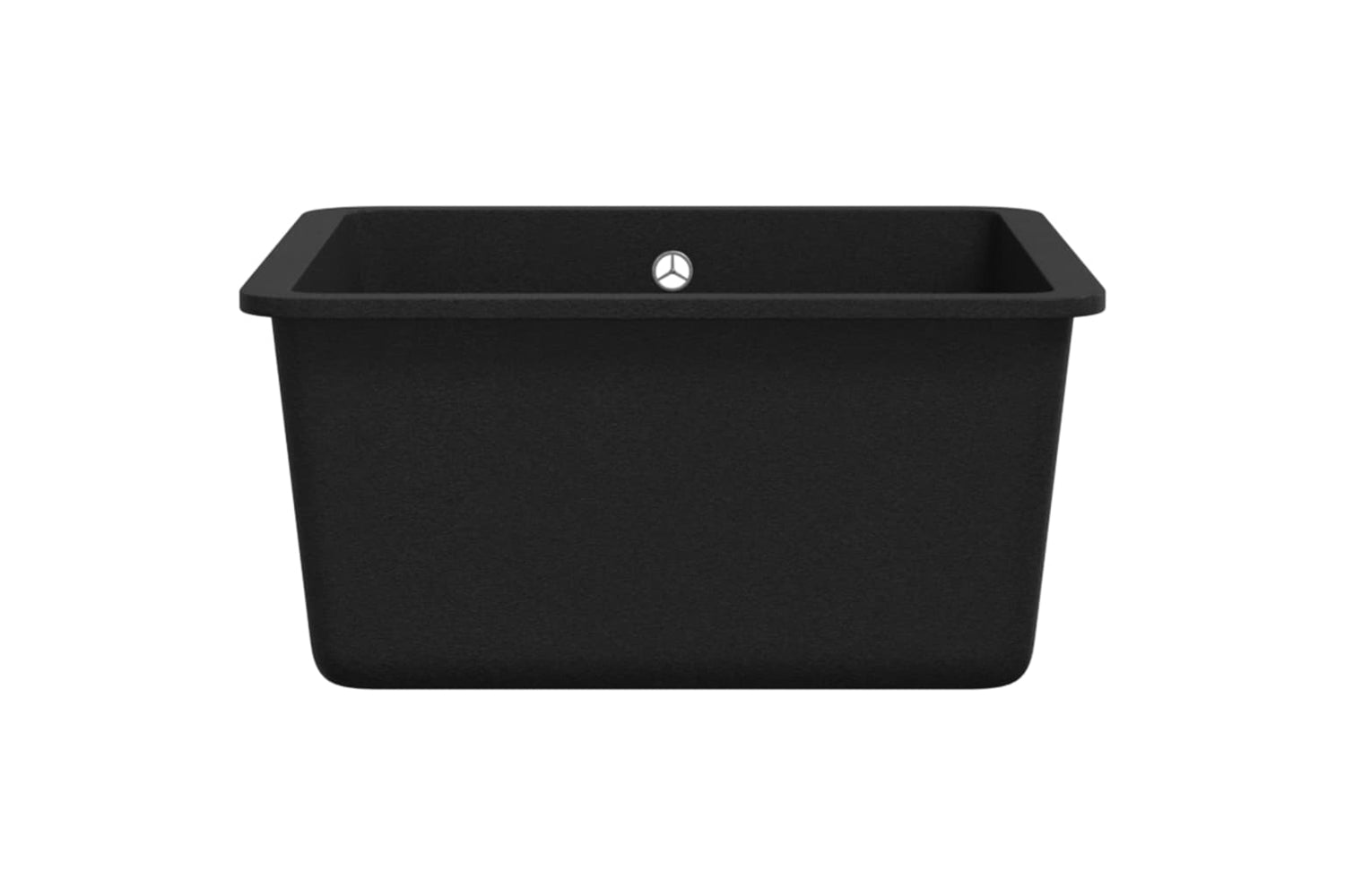 Vidaxl 142960 Granite Kitchen Sink Single Basin Black-4