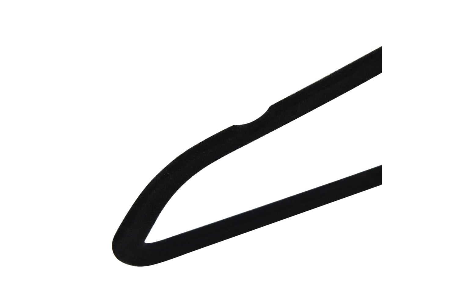 Vidaxl 289921 50 Pcs Clothes Hanger Set Anti-slip Black Velvet-6