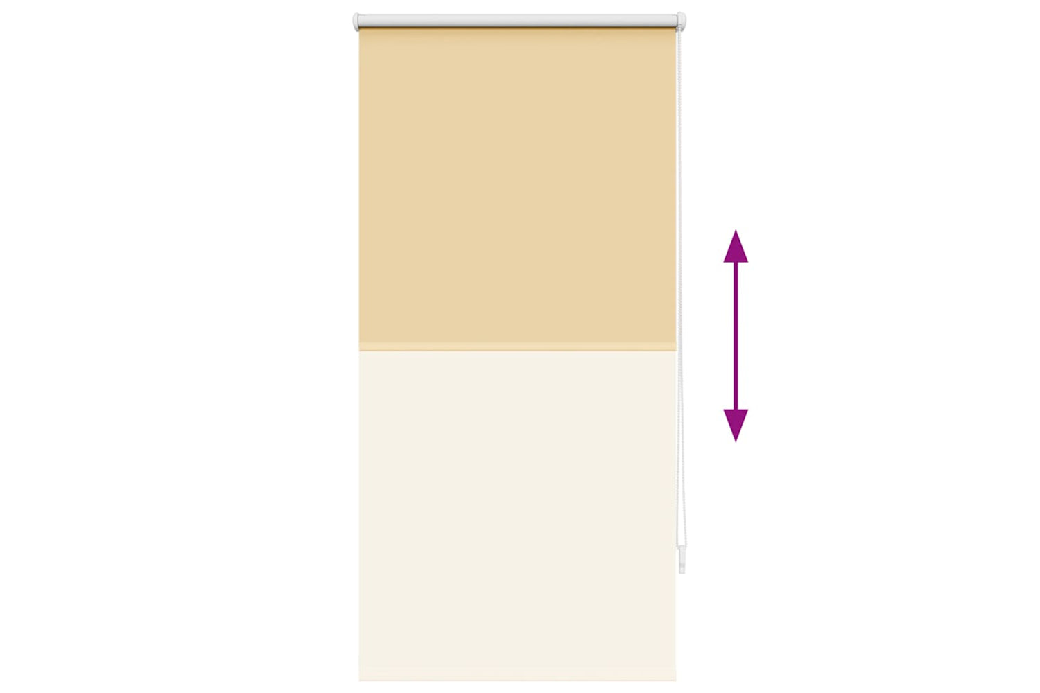 Vidaxl Roller Blind Blackout 60 X 120 Cm Beige-8