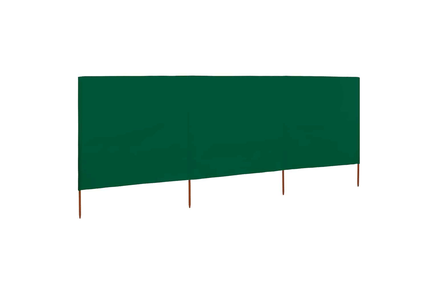 vidaXL 47141 3-panel Wind Screen Fabric 400x80cm Green-2