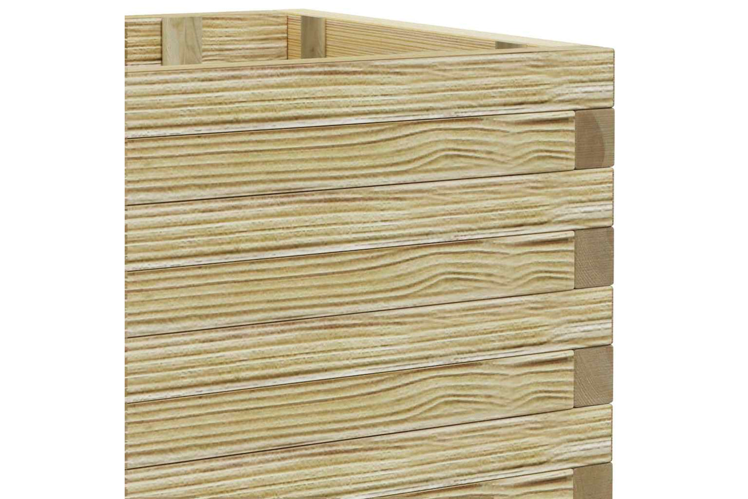 vidaXL Raised Bed 100x50x40cm Wood Rectangular-9
