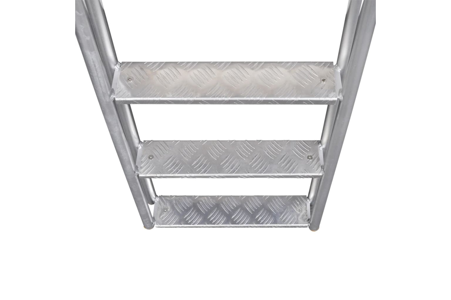 vidaXL 91197 4-step Dock/pool Ladder Aluminium 167cm-4