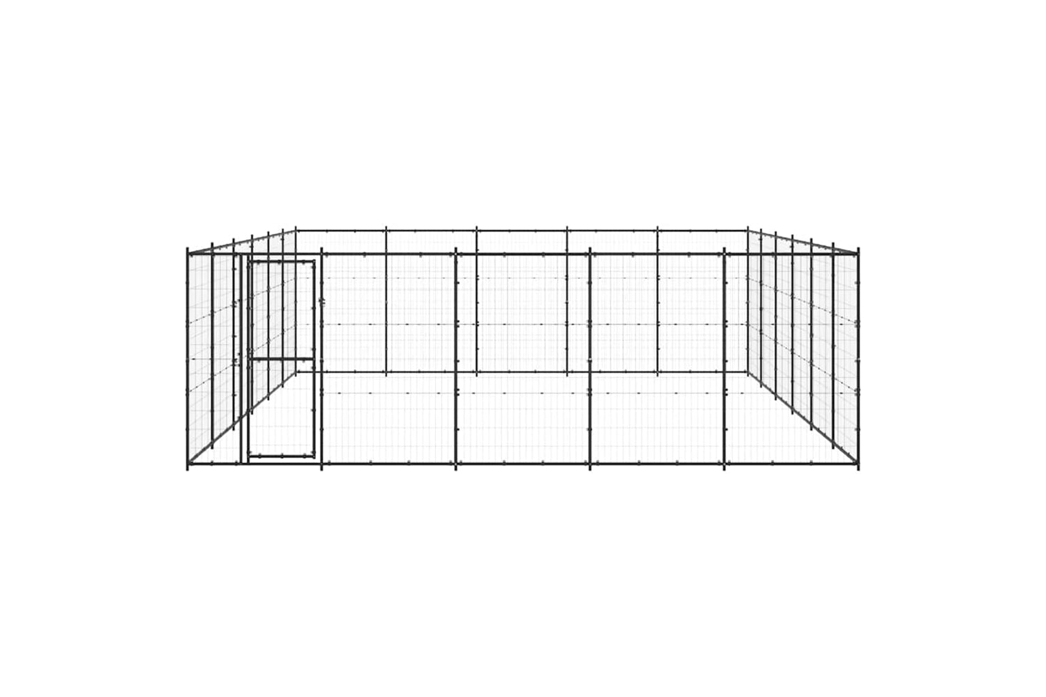 Vidaxl 3082324 Outdoor Dog Kennel Steel 36.3 M2-3