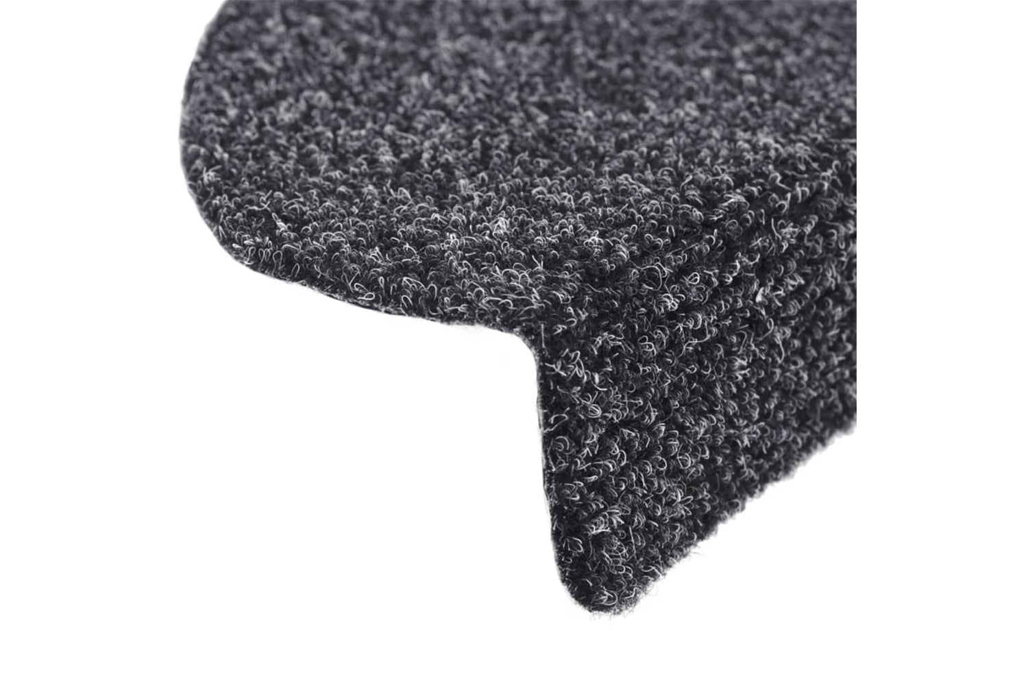 Vidaxl 132691 15pcs Self-adhesive Stair Mats Needle Punch 56x17x3cm Dark Grey-5