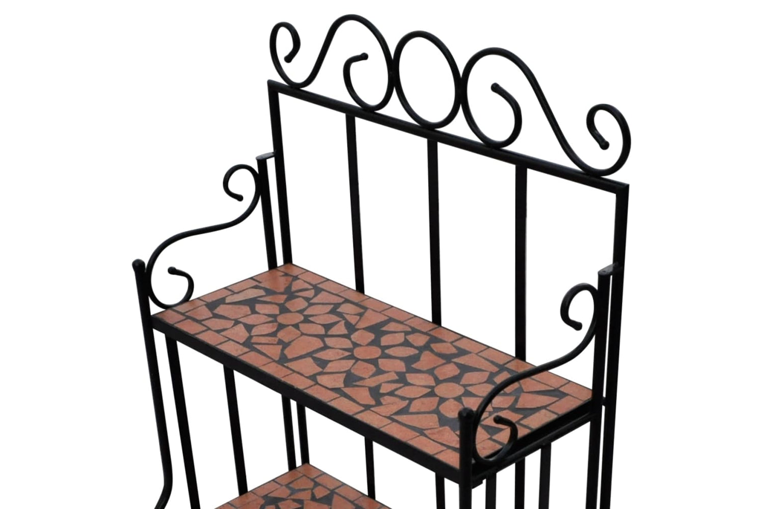 Vidaxl 41131 Plant Stand Plant Display Terracotta Colour Mosaic Pattern-4