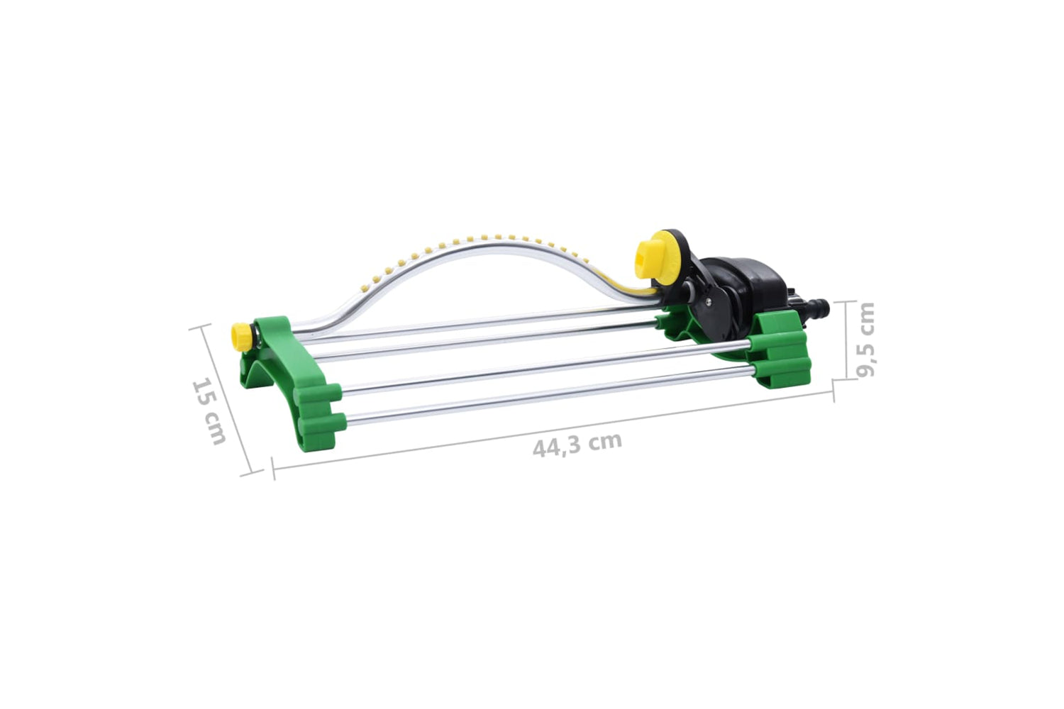 Vidaxl 48612 Oscillating Sprinkler With 18 Jets-5