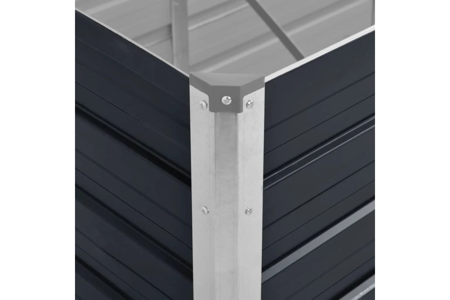 vidaXL 45727 Garden Raised Bed Anthracite 240x80x45cm Galvanised Steel-6