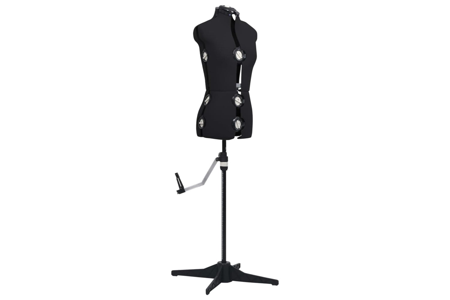 Vidaxl 288485 Adjustable Dress Form Female Black S Size 33-40-2