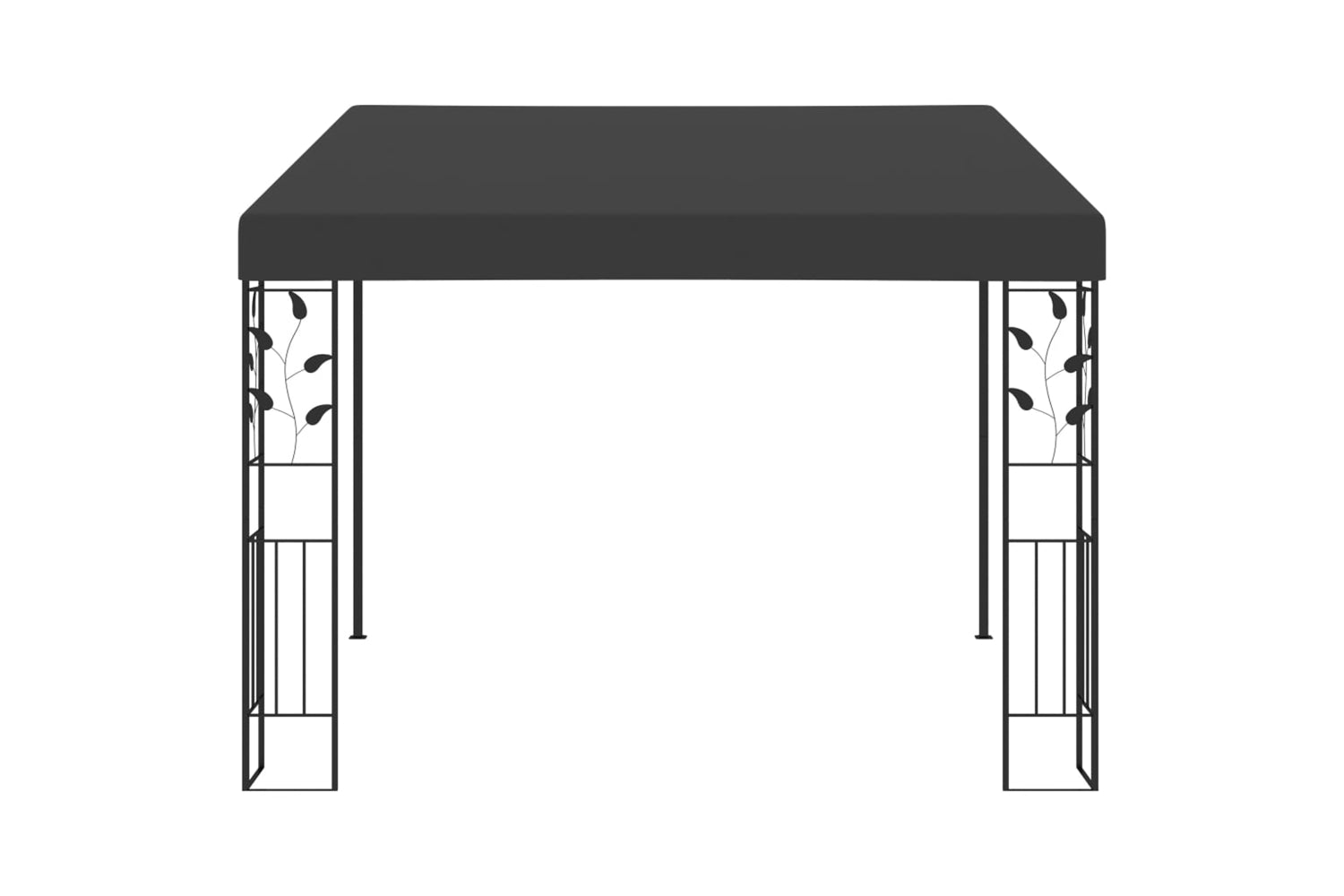 Vidaxl 48000 Wall-mounted Gazebo 3x3x2.5 M Anthracite-2