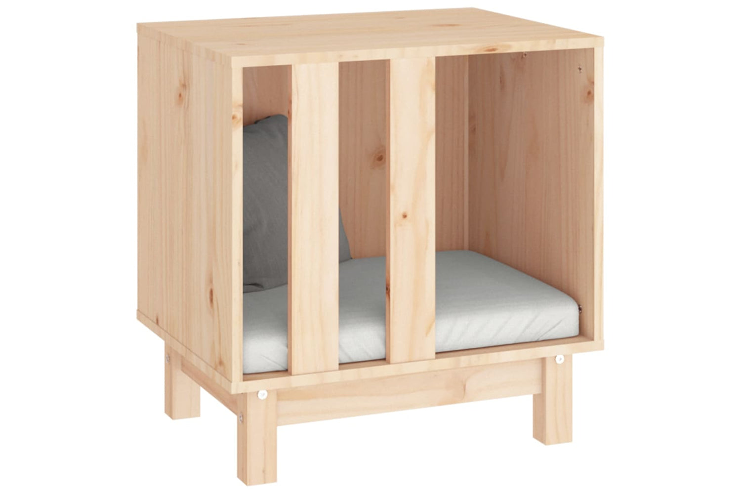 vidaXL 822471 Dog House 50x40x52cm Solid Wood Pine-3