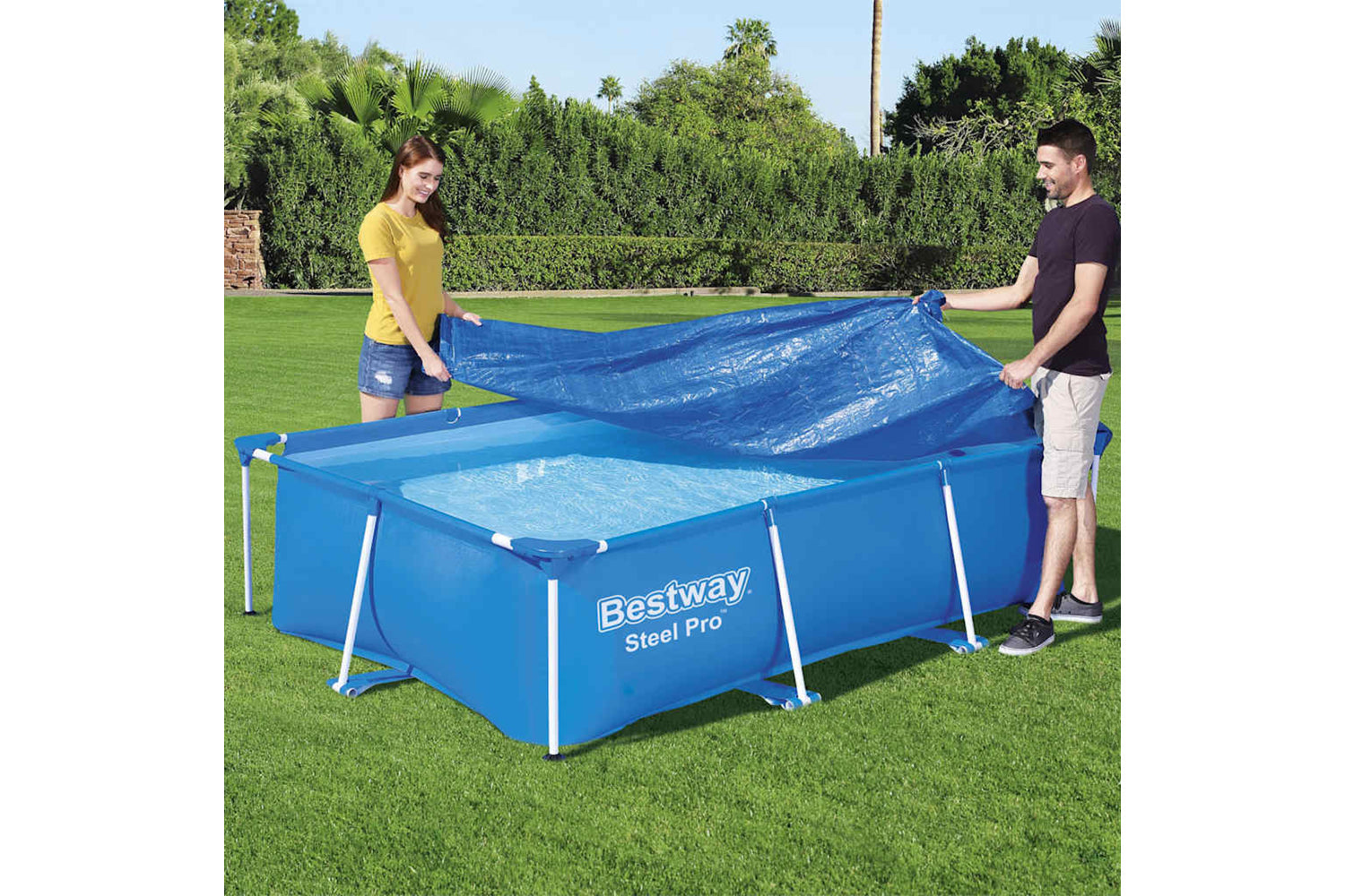 Bestway 92077 Pool Cover Flowclear 259x170 Cm-3