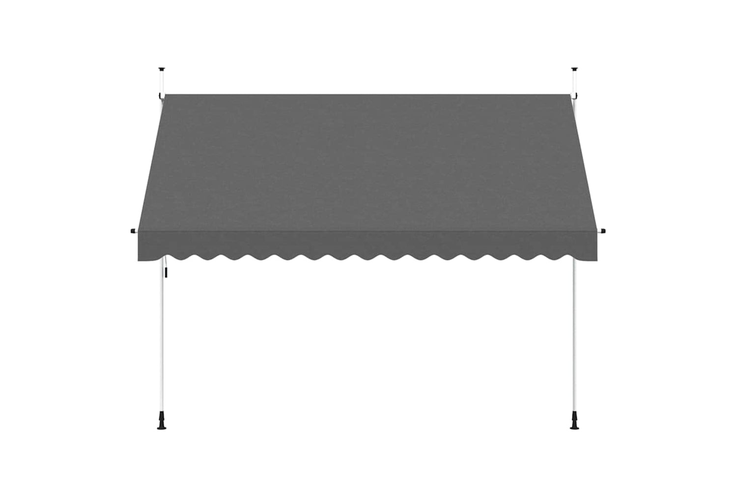 vidaXL 143691 Manual Retractable Awning 350cm Anthracite-2