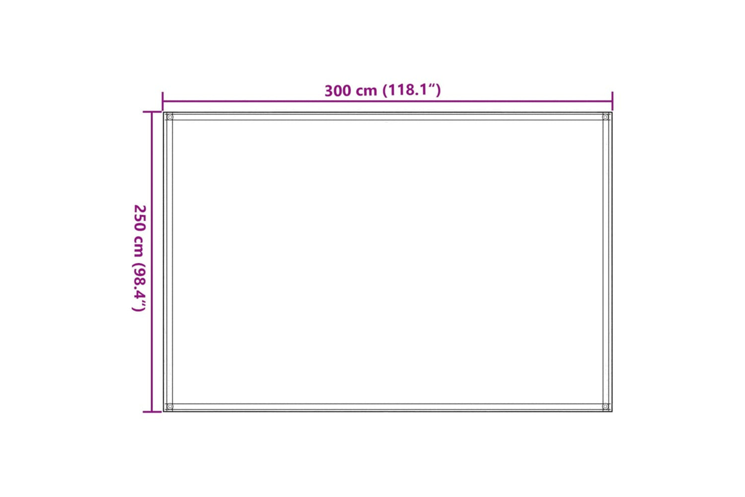 vidaXL 133638 Tent Carpet 250x300cm Hdpe Green-7