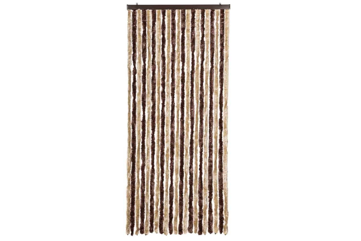 vidaXL Insect Curtain Beige And Light Brown 90x220cm Chenille-2