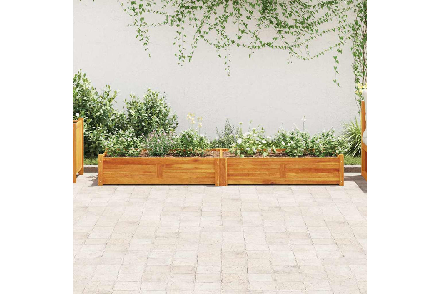 vidaXL 42568 Garden Raised Bed Acacia Wood 200x50x25cm-2