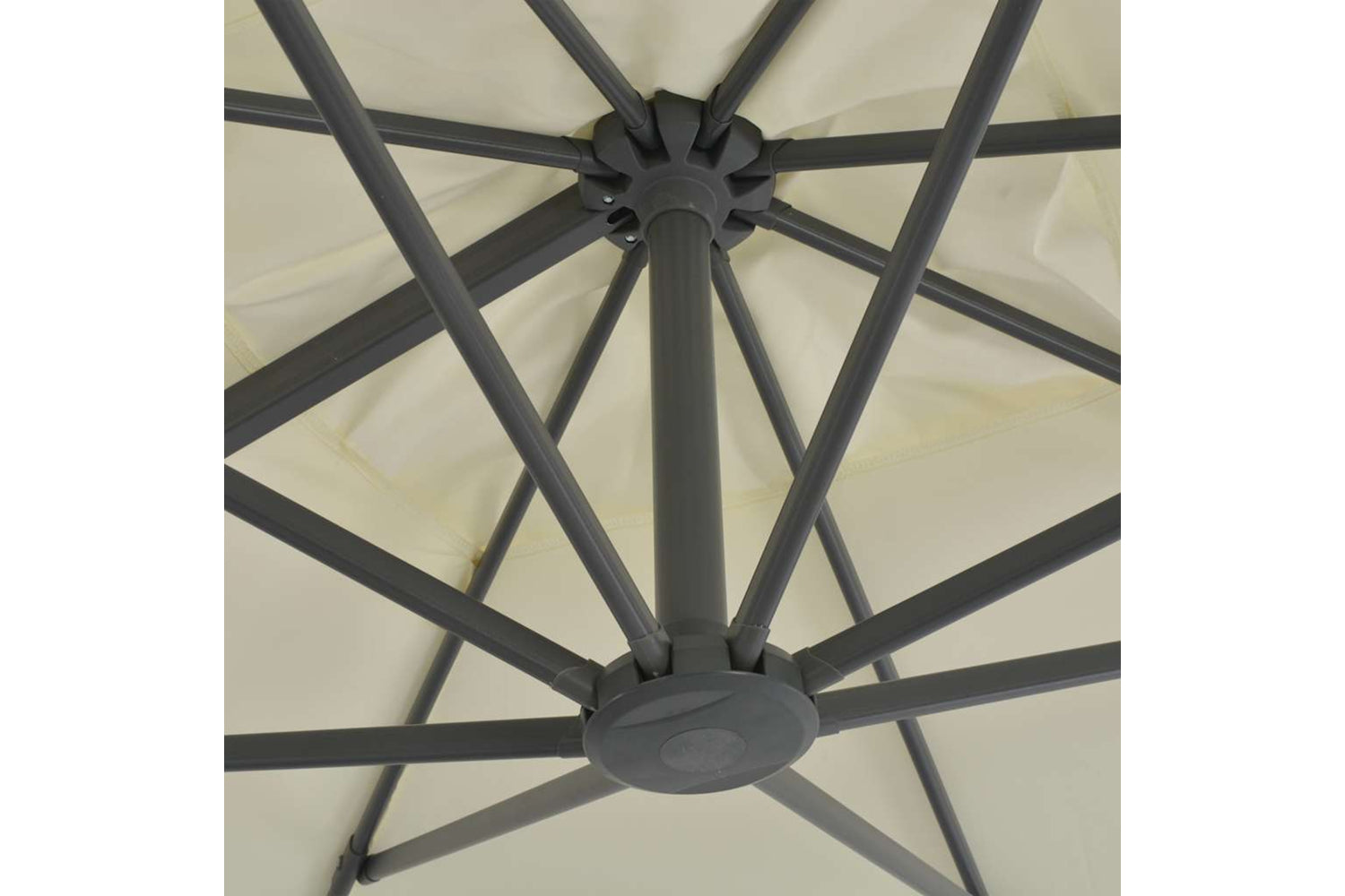 vidaXL 44632 Cantilever Umbrella With Aluminium Pole 300x300cm Sand-6