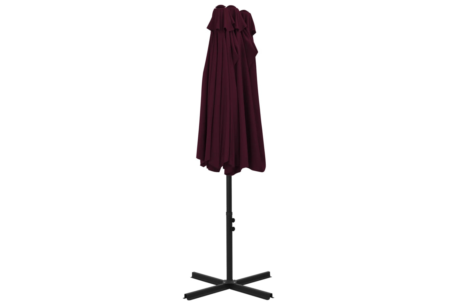 vidaXL 44871 Outdoor Parasol With Aluminium Pole 460x270cm Bordeaux Red-6