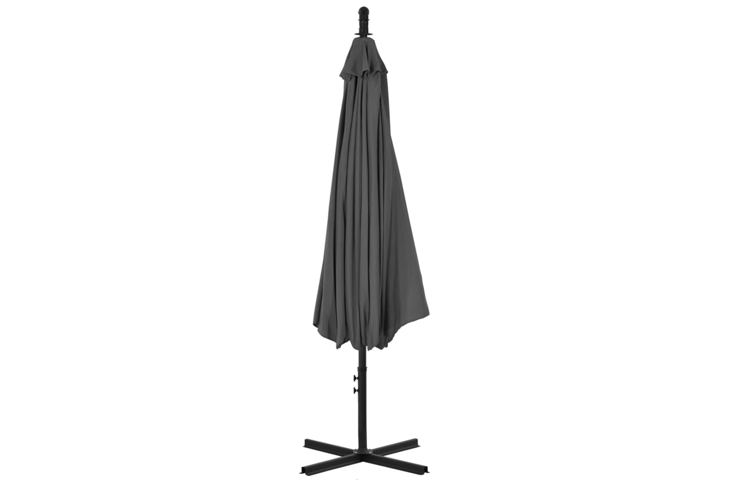 vidaXL 44875 Cantilever Umbrella With Steel Pole 300cm Anthracite-4