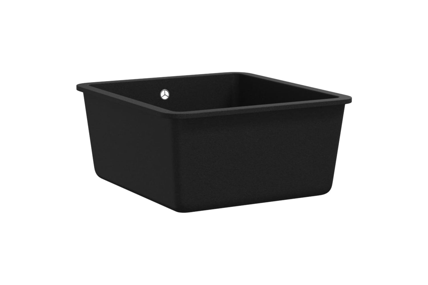 Vidaxl 142960 Granite Kitchen Sink Single Basin Black-3