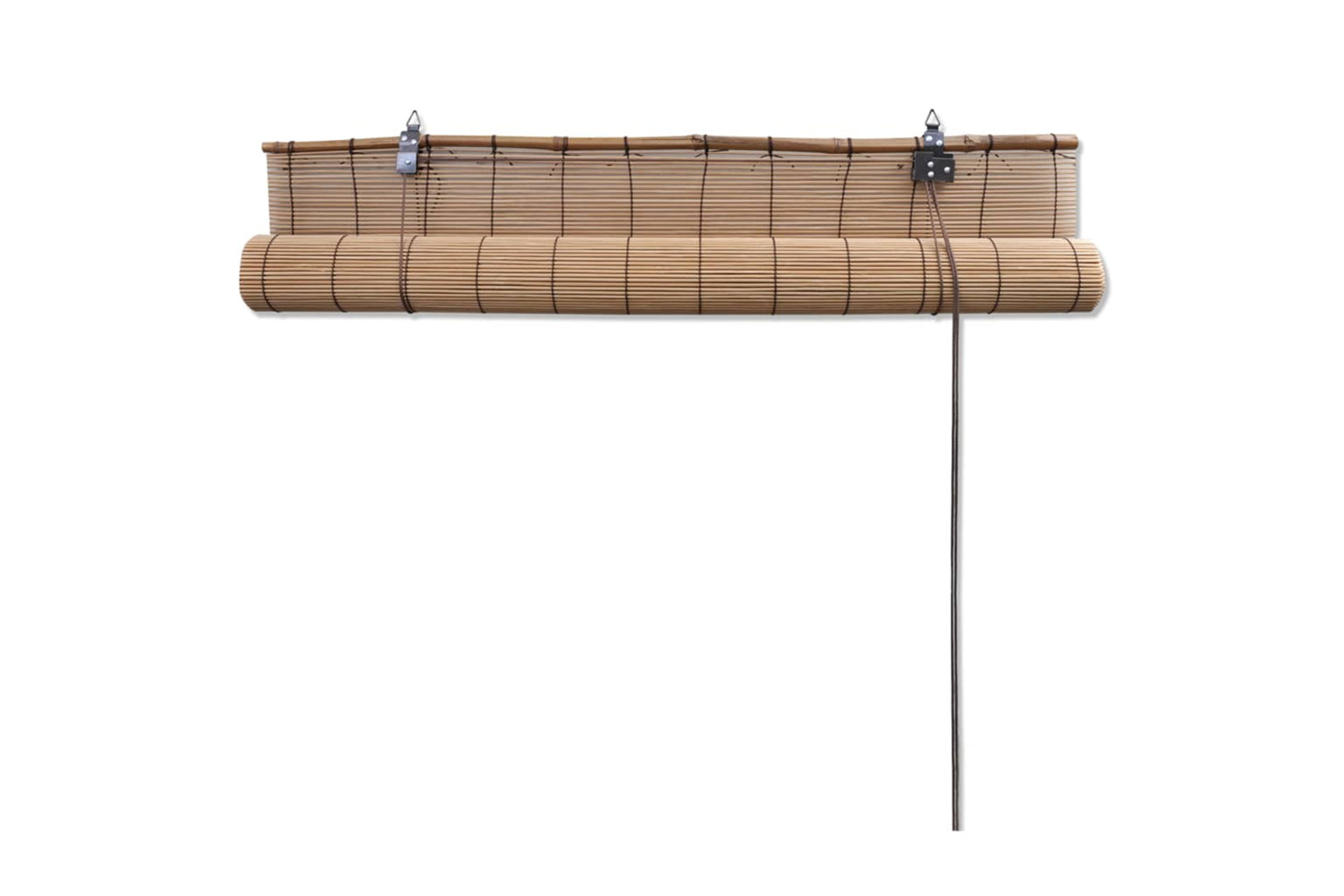 vidaXL 245812 Roller Blind Bamboo 150x160cm Brown-3