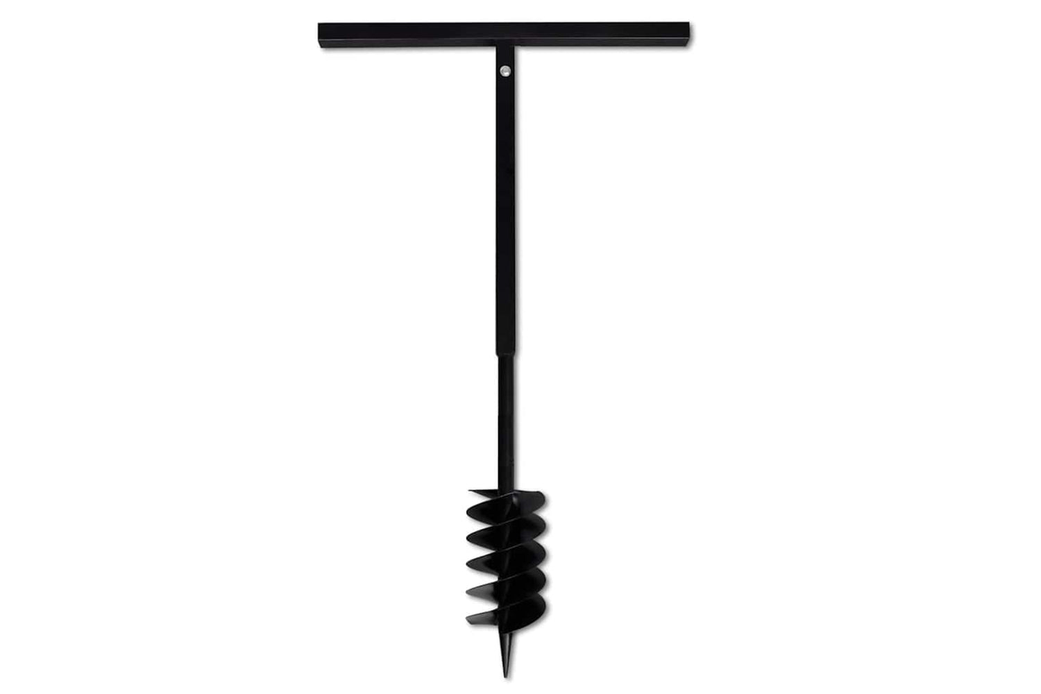 vidaXL 270524 Ground Drill With Handle 120mm With Extension Tube 9 M Steel-6