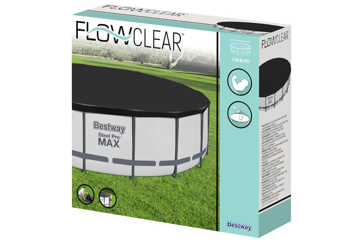 Bestway 92882 Flowclear Fast Set Pool Cover 555 Cm-2