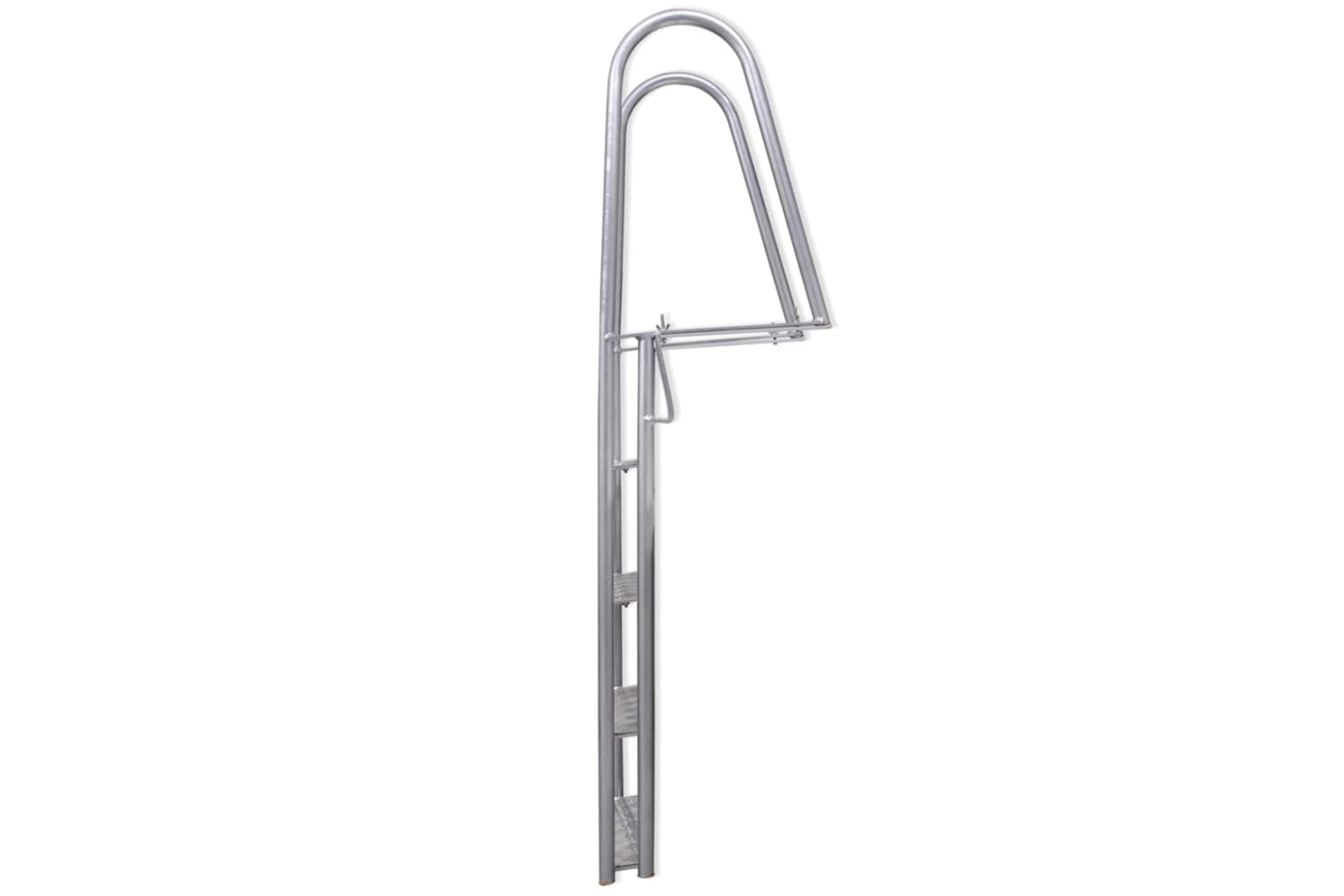 vidaXL 91197 4-step Dock/pool Ladder Aluminium 167cm-3