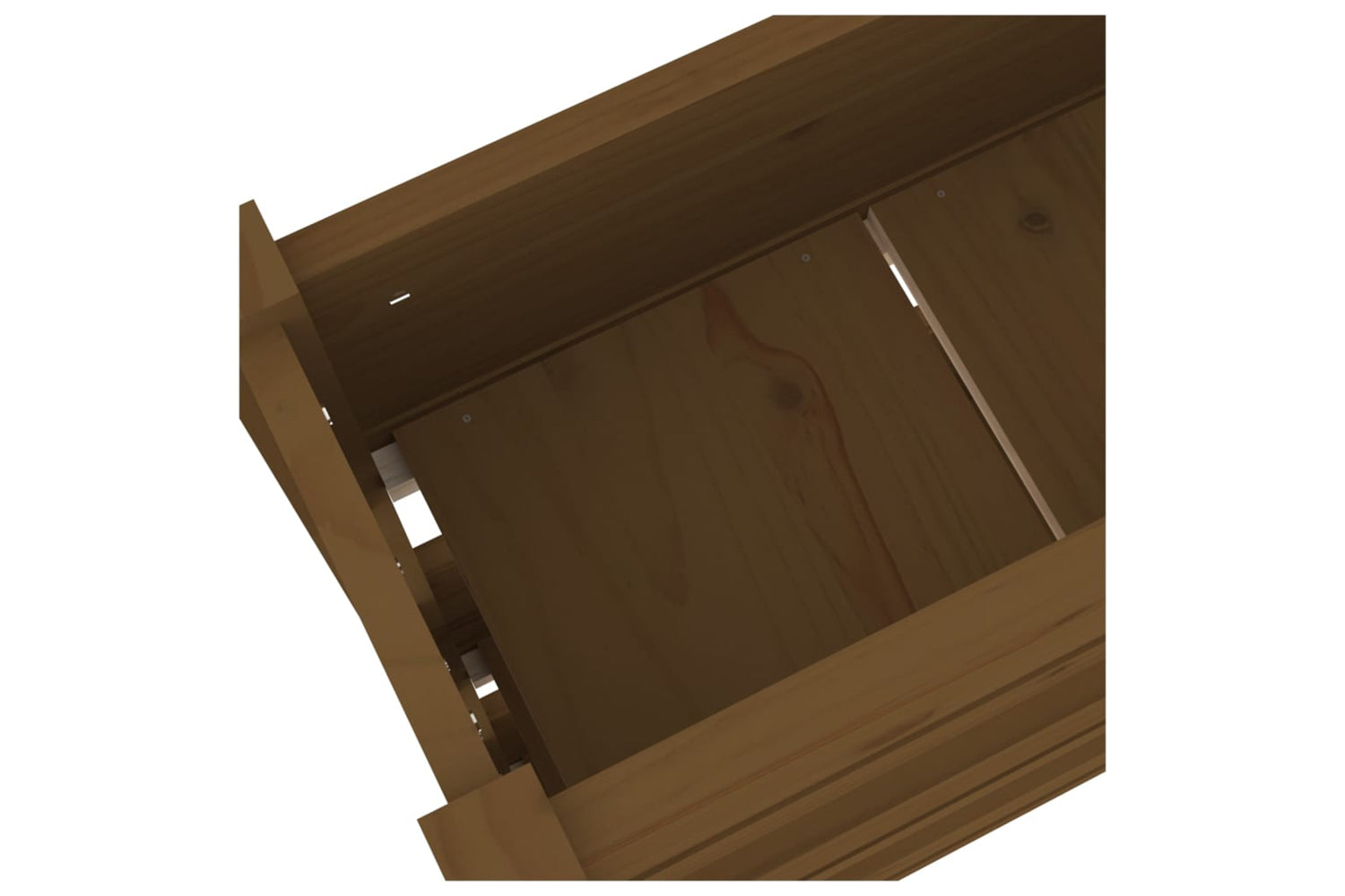 vidaXL 823937 Planter Honey Brown 77x25x104.5cm Solid Wood Pine-6