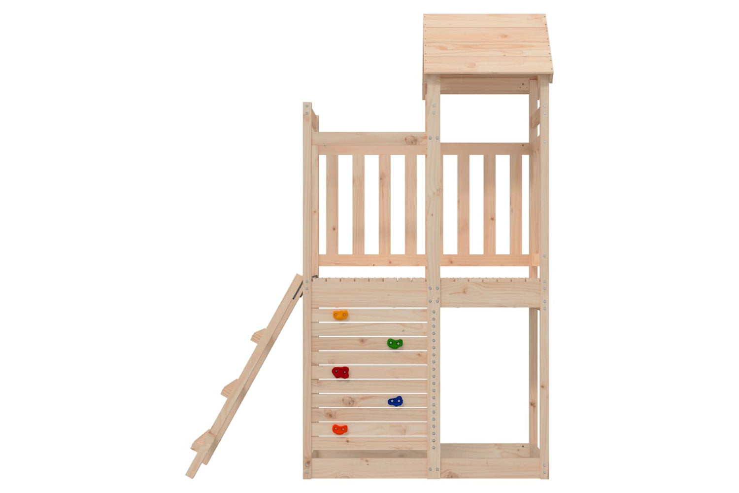 Vidaxl Outdoor Playset 52.5x110.5x214 Cm Solid Wood Pine-4