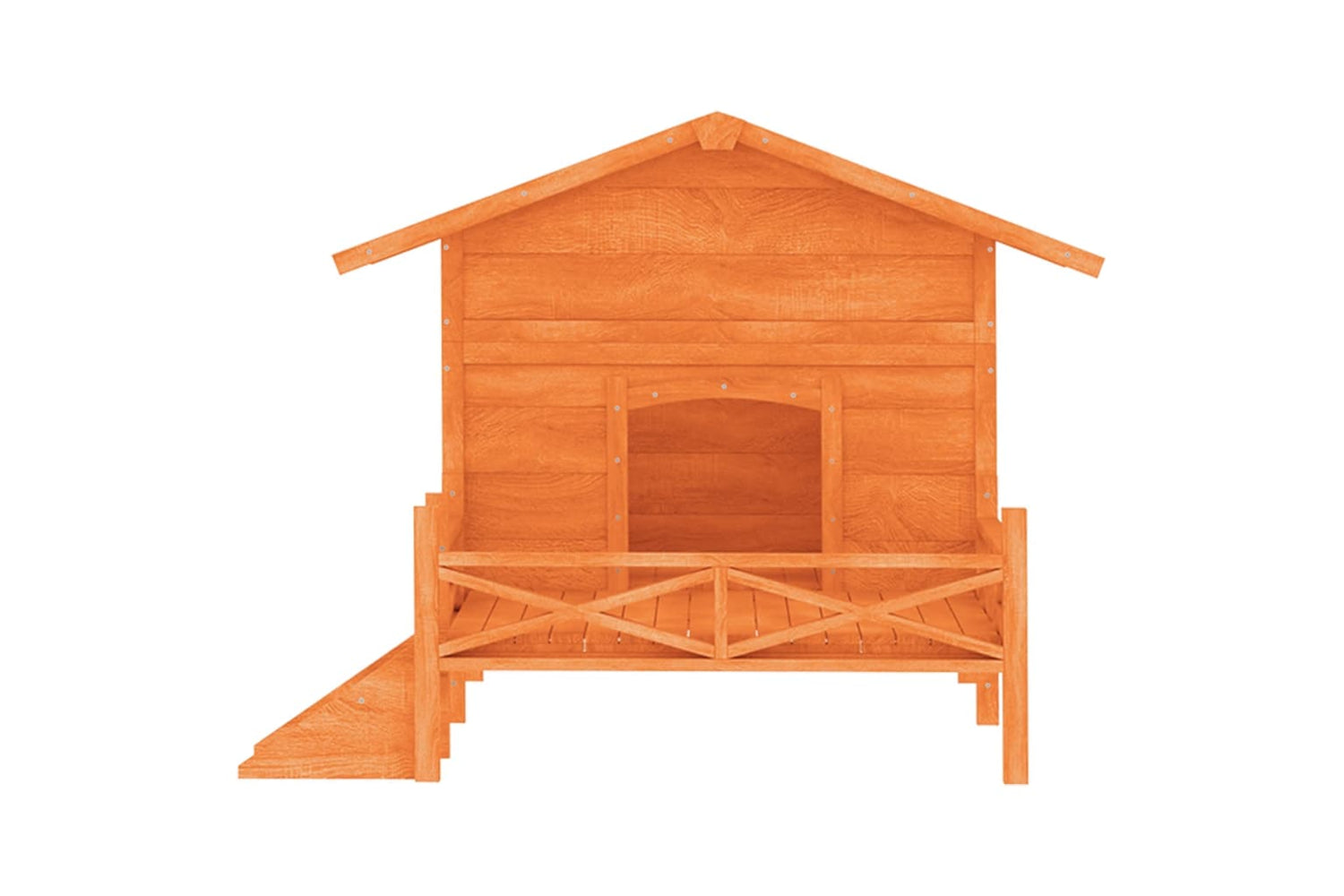 vidaXL 172270 Dog Kennel Brown 159x120x88.5cm Solid Wood Pine-4