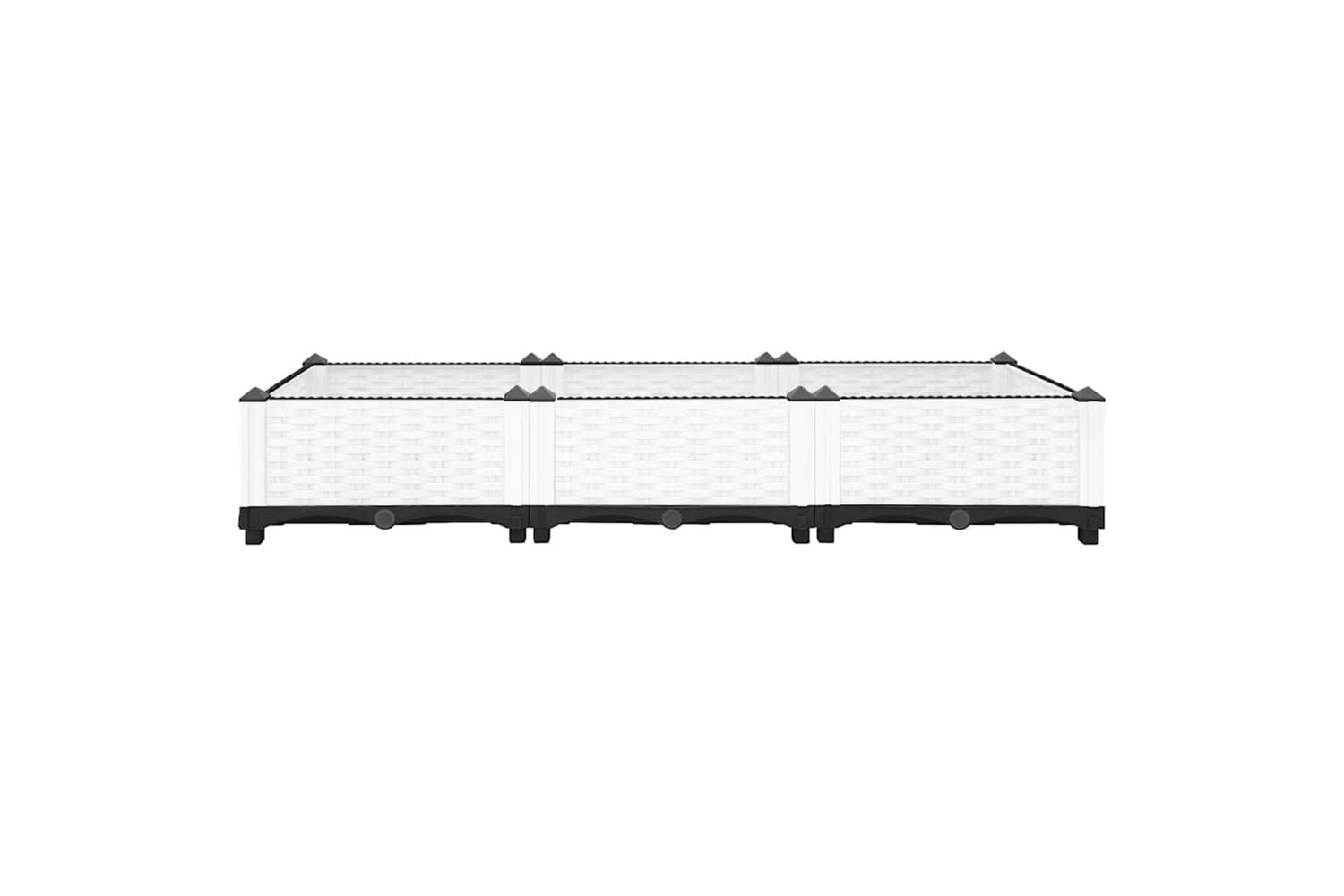 vidaXL Raised Bed 120x40x23cm Polypropylene-4