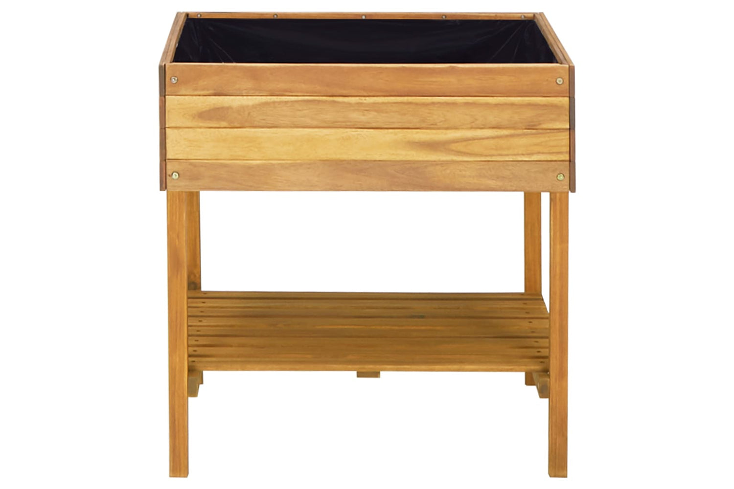 vidaXL 46584 Raised Garden Planter 78.5x58.5x78.5cm Solid Acacia Wood-3