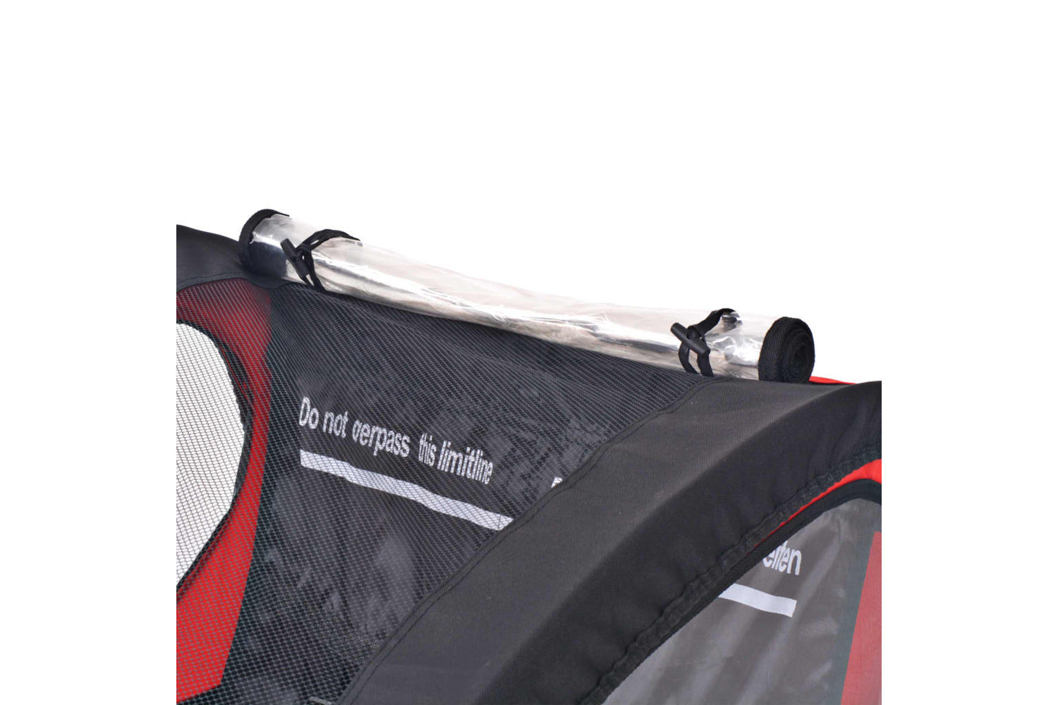 Vidaxl Bike Trailer Red And Black 30 Kg-3