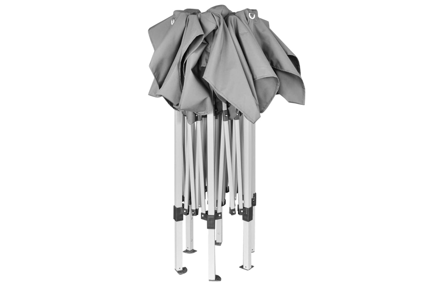 Vidaxl 42108 Hexagonal Pop-up Foldable Marquee Grey 3.6x3.1 M-3