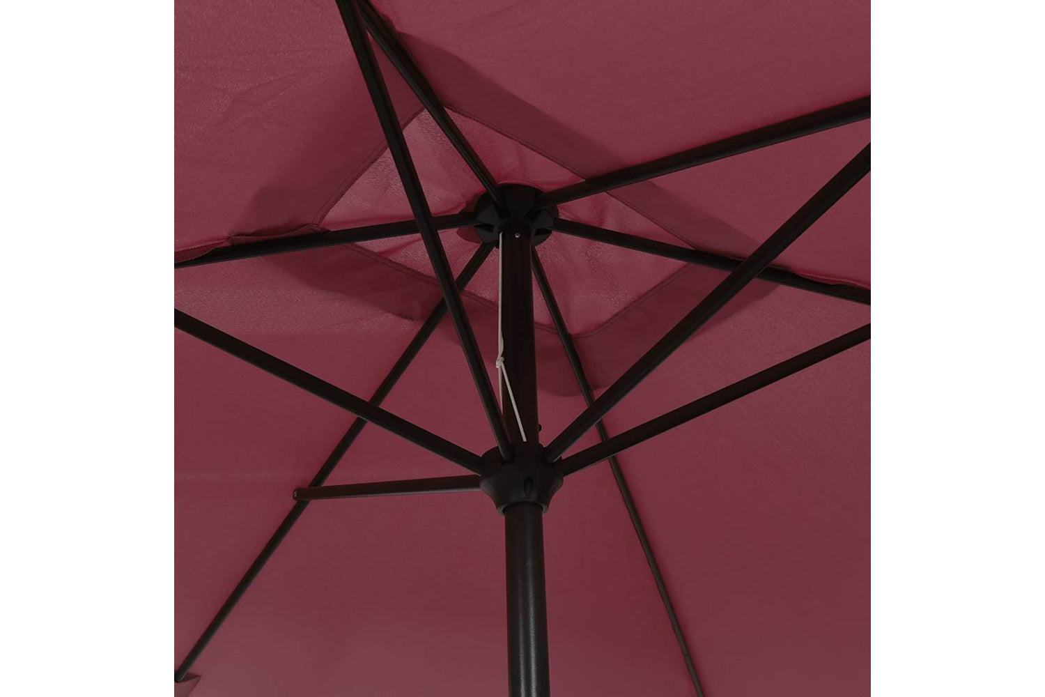 Vidaxl Garden Parasol With Metal Pole 300x200 Cm Bordeaux Red-4